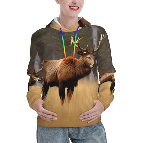 Cadeau d'automne pour femme : sweat à capuche graphique et chaud