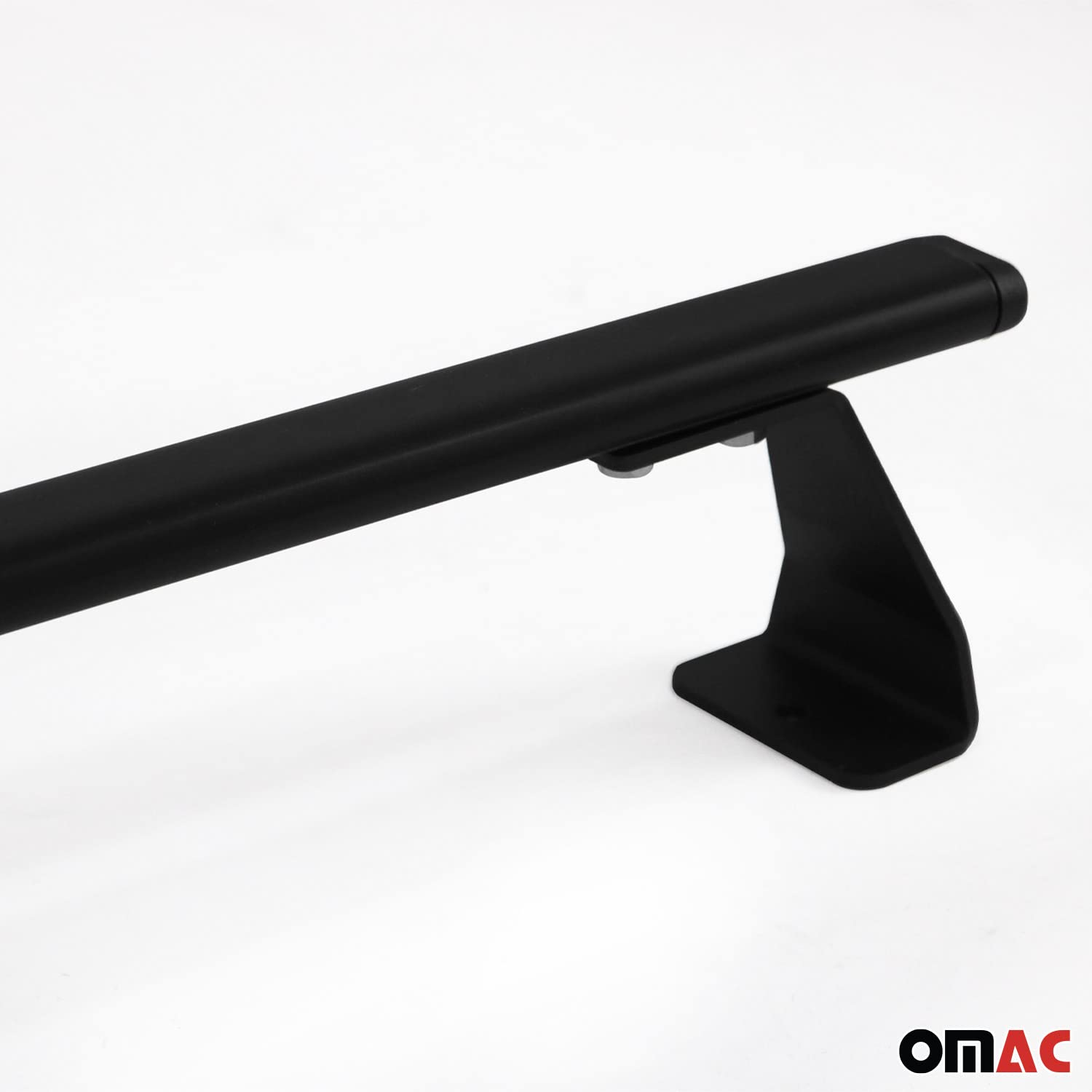 OMAC Heavy Duty Barras de Techo Transversales Compatibles con FIAT Doblo I 2000-2010 – 2 Stangen – Acero Negro