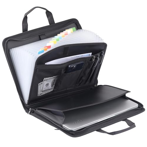 Organizador de arquivos sanfonado, organizador de documentos importante com 13 bolsos, pasta expansí