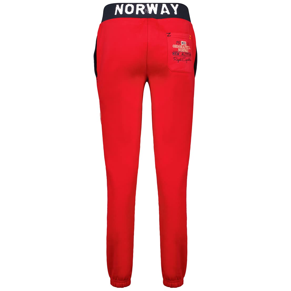 GEO NORWAY Myer Lady – damskie spodnie do joggingu, spodnie sportowe, na siłownię, wygodne spodnie treningowe, elastyczny ściągacz, na co dzień, damskie spodnie treningowe do jogi, bawełna, poliester