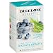 Bigelow Benefits Radiate Beauty Blueberry and Aloe Herbal Tea Box of 18 Teabags (Pack of 6) Caffeine-Free Individual Herbal Tisane Bags, for Hot Tea or Iced Tea, Plain or Sweetened with Honey or Sugar