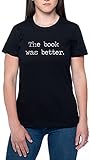 Photo Gallery bioclod the book was better reader donne maglietta nero girocollo women t-shirt black round neck l Photo Gallery bioclod the book was better reader donne maglietta nero girocollo women t-shirt black round neck l