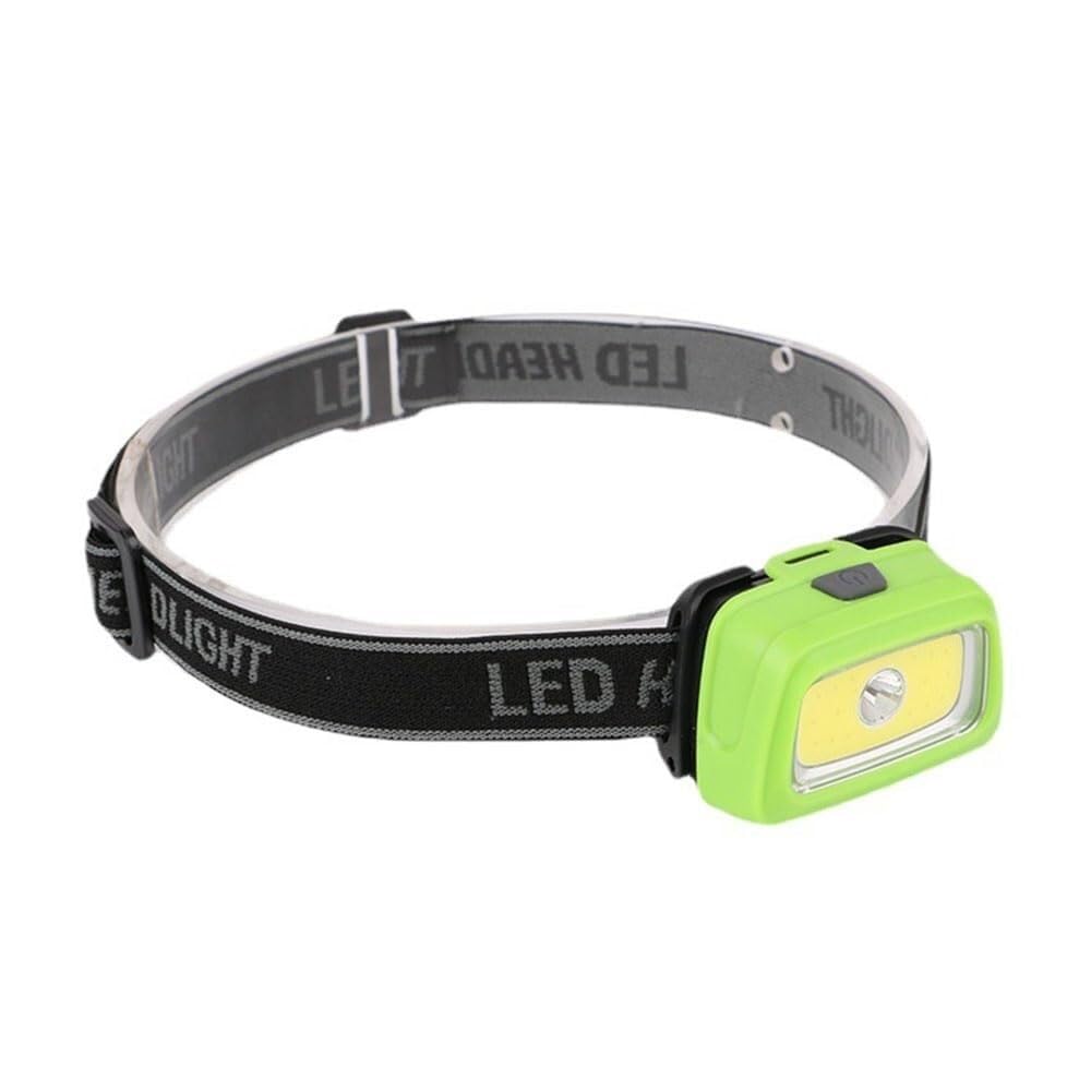 QFGVMXBWKZH Mini Headlamp 200LM LED Waterproof IPX4 Headlight Strobe Head Lamp Light Flash Torch(Green)
