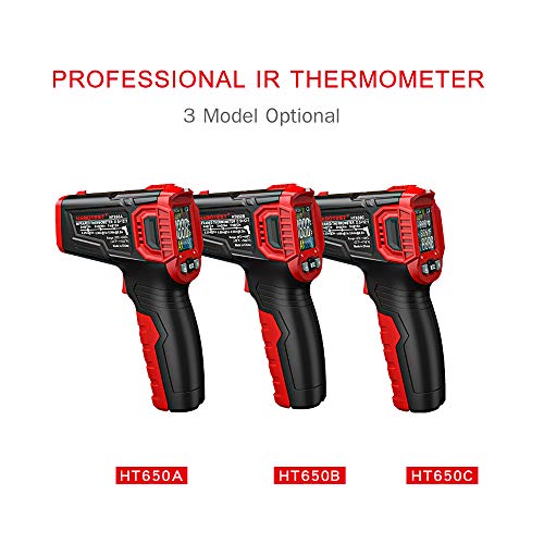 Gecheer Termômetro infravermelho sem contato com infravermelho Testador de temperatura digital portá