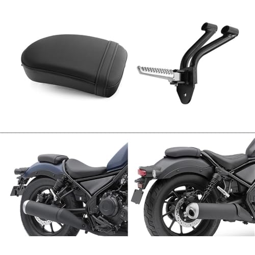 Asiento trasero acolchado con estriberas estables Rebel CMX 2
