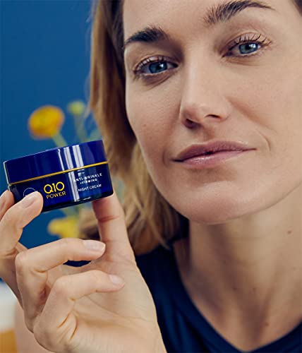 NIVEA-Q10-Power-Anti-Wrinkle-Firming-Night-Cream-50-ml-Anti-Ageing-Cream-Creatine-and-Q10-Nightly-Moisturiser-for-Women-Reduce-Appearance-of-Wrinkles NIVEA Q10 Power Anti-Wrinkle + Firming Night Cream (50 ml), Anti Ageing Cream + Creatine and Q10, Nightly Moisturiser for Women, Reduce Appearance of Wrinkles