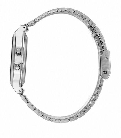 Image of Vintage Glow Digital Watch | Alarm & Stopwatch, Water Resistant, 12 /24-Hour Format, Square Dial, Calendar Display