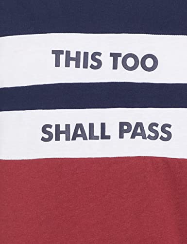 Image of Max Men Typographic Print Regular Fit Crew Neck T-Shirt