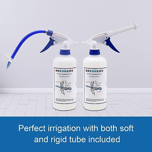Bocoolife WYX-ZD21-IT12-14 Ear Wax Removal Kit, Ear Irrigation Flushing System Wax Cleaner Washer, Manual Ear Flush Ear Cleaning Kit, Flusher Safe Wash Effective Way Easy Washout Ear Buildup Wax thumb #7