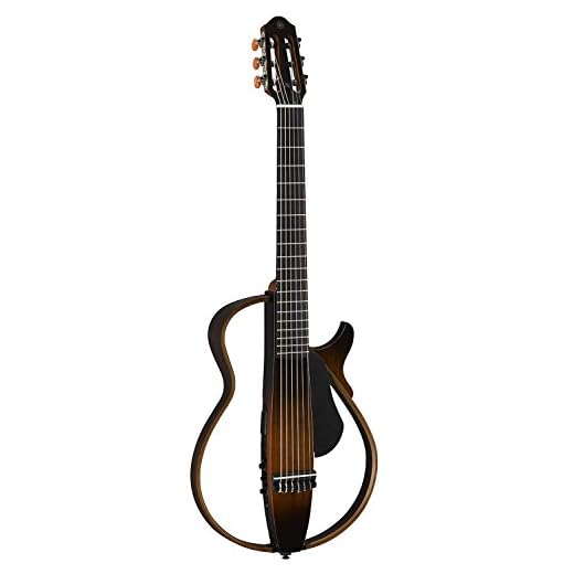 Yamaha SLG200N Nylon String Silent Guitar, Tobacco Sunburst