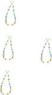 Gatuida 4 Unidades De Alças Para Telefone Celular Capa De Telefone Cogumelo Decoração De Cogumelo Colhedores Coloridos Para Pendurar No Telefone Tiras De Pulso Cordão Para Celular Com