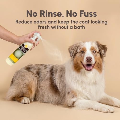 Image of Best Shot Scentament Spa Botanical Body Splash, Detangler Spray, Body Spray for Pets, Cat and Dog Cologne Spray, Lemon Vanilla, 8 Oz.