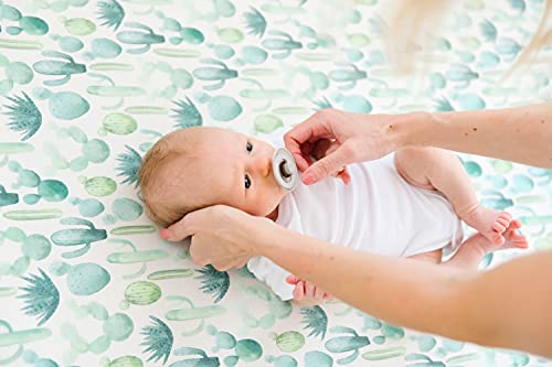 Premium Fitted Knit Crib Sheet/Toddler Sheet Desert By Copper Pearl #TOP7