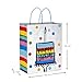 Hallmark Gift Bags AssortmentâBirthday, Stripes, Solids (Pack of 8 Large and Medium Paper Gift Bags for Birthdays, Holidays, All Occasion)