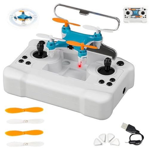 Mini Drone with Easy Stunt Flights & 360° Tricks, Perfect Beginner-Friendly Flyer, Mini Drone for Kids with LED & Altitude Hold & Propeller Protection for Indoor Outdoor Mini Quadcopter