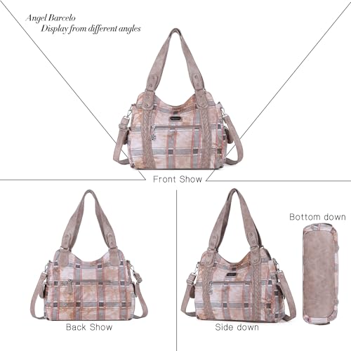 Image of Angel Barcelo Purses for Women Soft PU Leather Shoulder Bag Crossbody Purse and Handbags