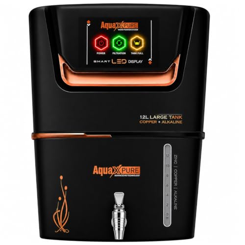 Image of Aqua RO Next 7-in-1 Domestic Water Purifier (RO+ UV+UF+ COPPER+ Zinc+ HIGH TDS MEMBRANE+ TDS SET) | 20 LPH | 12L Storage | Automatic ON /OFF*,1 Year Warranty (AQUA SMART *).