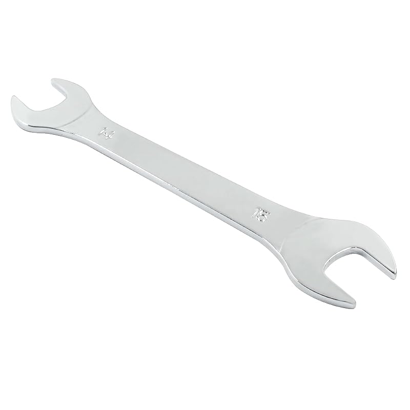 Chave de Boca Fina Hordion 14 x 15 mm em Aço Inoxidável com Acabamento Prateado