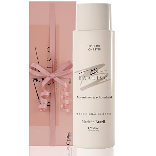 Baaliso Keratin Haarglättung -150ml Keratin Glättung Haar Produkte, Anti Frizz Haarpflege Damen, Brasilianische Haarglättung, Keratins Behandlung für alle Haartypen, bis zu 6 Monate glattes Haar