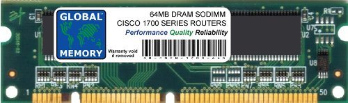 Mémoire RAM 64Mo DRAM SODIMM pour routeurs Cisco série 1700 MEM1700-64D