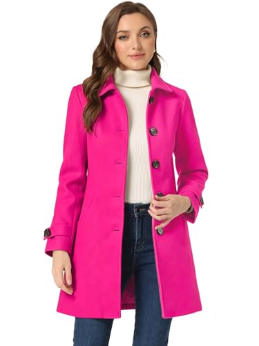 Manteau caban col Claudine Allegra K : coupe trapèze haut de gamme et boutonnage classique