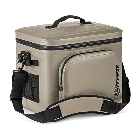 Petromax Kühltaschen (kx-bag22, Sand) für tagelang eisgekühlten Proviant | Unabhängigkeit von Strom & Akku | wasserdichter Reißverschluss | für Eiswürfel und Kühlakkus Cover