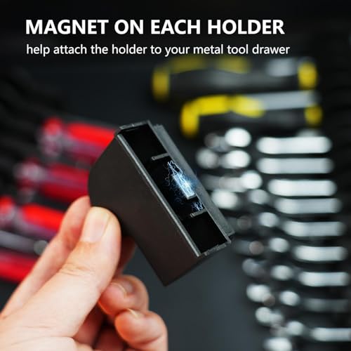 80 pcs Magnetic Modular Wrench Organizer