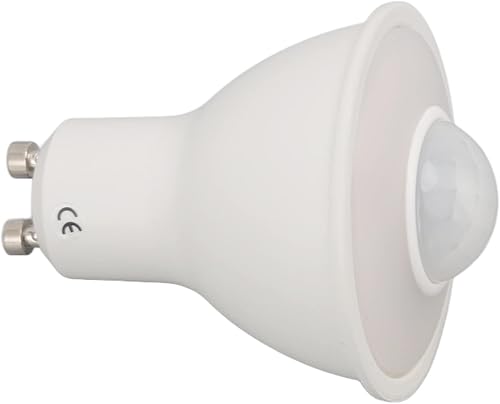 Miniatura 3 de FTVOGUE GU10 LED Sensor de movimiento infrarrojo Bombilla de repuesto de inducción humana luz cálida para techo, pasillo, porche, lavandería,