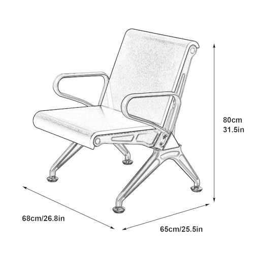 Sillas de sala de espera ergonómicas para evitar la fatiga 3
