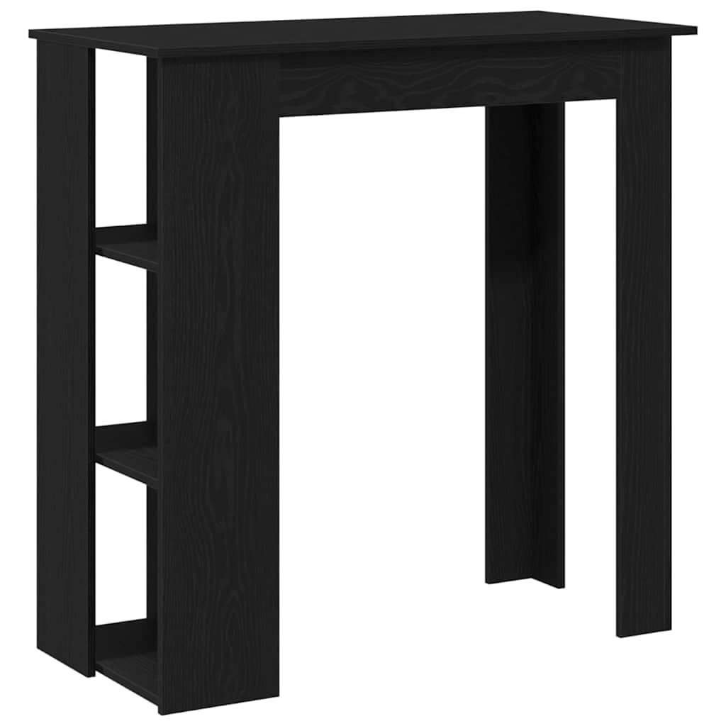 Table de bar noire design moderne pour des apéritifs conviviaux en cuisine