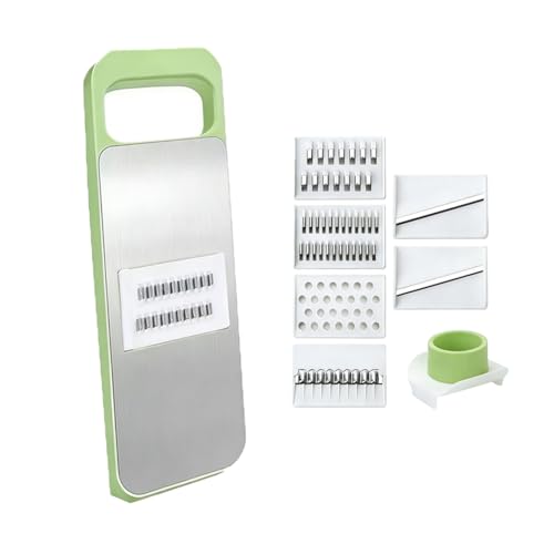 Cortadora mandolina ajustable de seguridad para cocina acero inoxidable miniatura 1