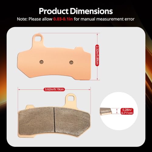 JAVIK Sintered Brake Pads for Harley 08-20
