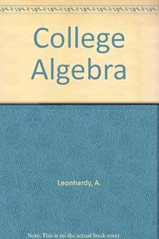 Hardcover College Algebra Book
