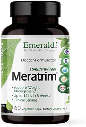 Emerald Labs Meratrim 800 mg – Daily Supplement with Fruit and Flower Extracts for Weight Management Support- 60 Capsules Emerald Labs Meratrim 800 mg – Daily Supplement with Fruit and Flower Extracts for Weight Management Support- 60 Capsules