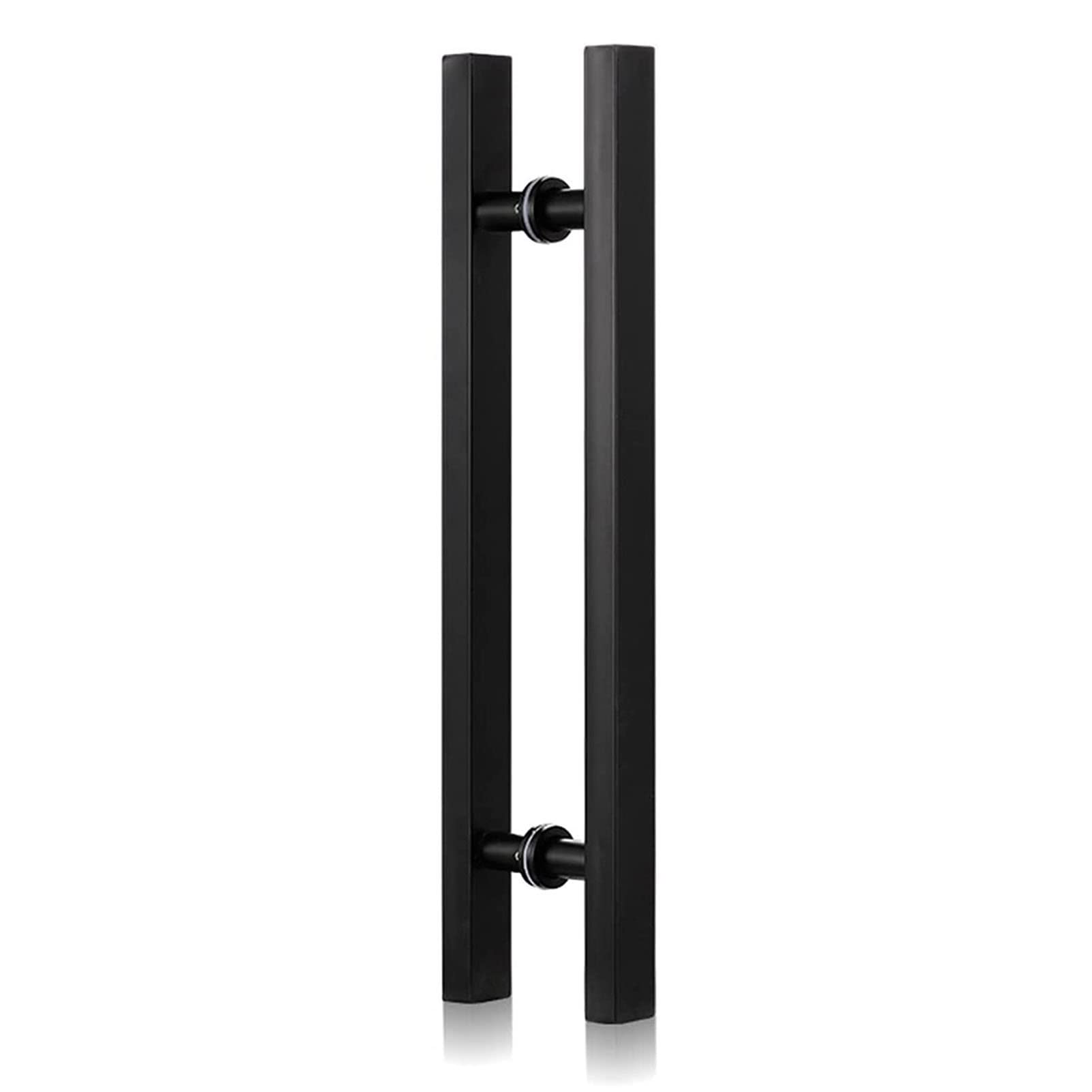 GYRAZXS ty Long Barn Door Handle Set 80cm Stainless Steel Door Pull Handle for Sliding Entry and Interior Doors Modern Design for Home Decor