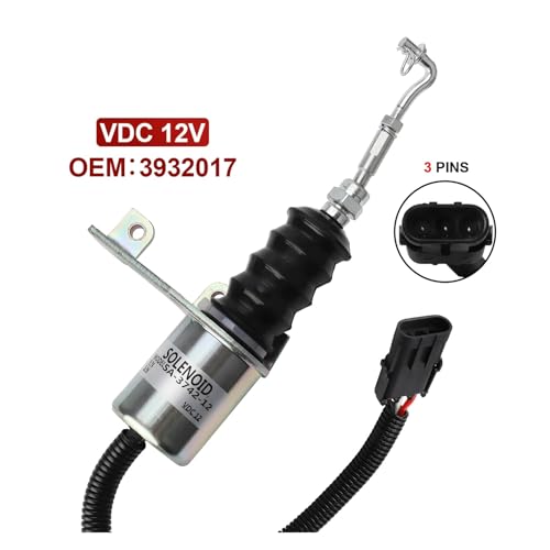 Solénoïde de coupure de carburant 24V SA-3742-12 pour matériel de chantier - 2