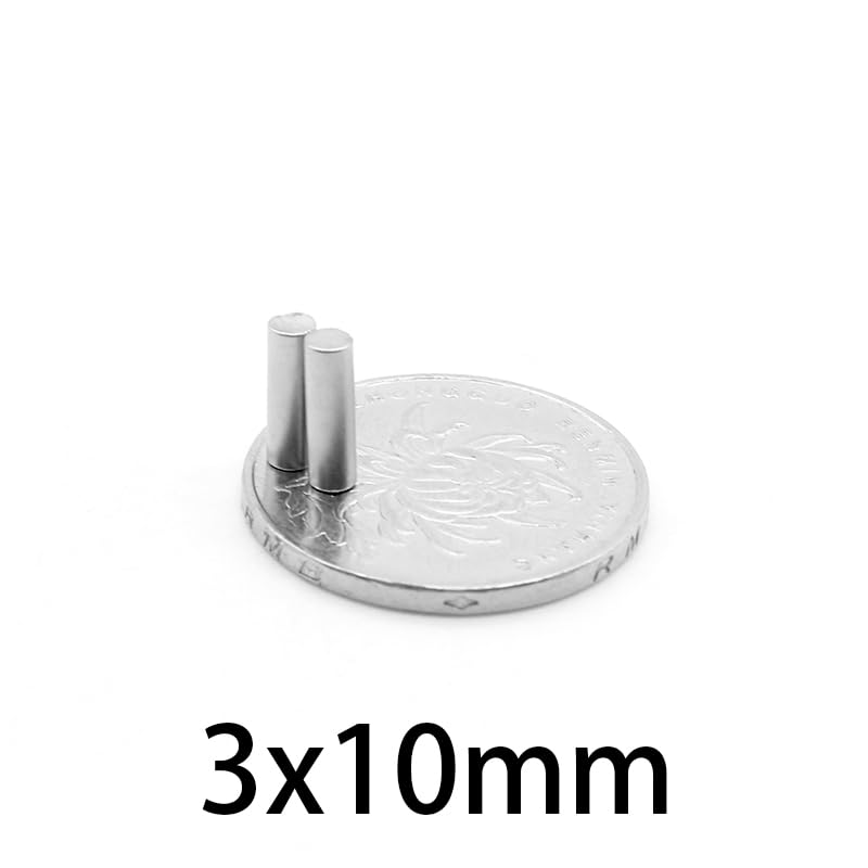 20-1000pcs 3x10mm Neodymium Magnetic Circular Rare Earth Permanent Circle 3 * 10mm Mini Round(300pcs)