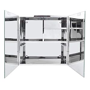 Planet Platinum 304 Stainless Steel Bathroom Mirror Cabinet with Double Door/Bathroom Accessories (18 x 18 Inches) Planet Platinum 304 Stainless Steel Bathroom Mirror Cabinet with Double Door/Bathroom Accessories (18 x 18 Inches)