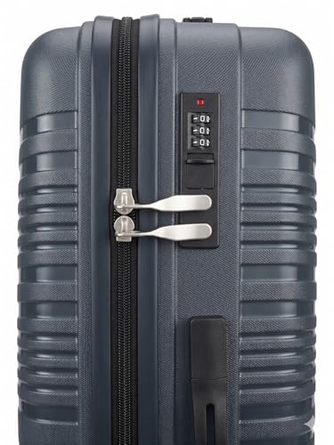Image of Aristocrat Hard Shell Luggage Set of 3 | Cabin, Medium & Large Suitcase Set | 360 Spinner Wheels | Lightweight Travel Trolley Bags | Scratch Resistant Check-in & Cabin Luggage |