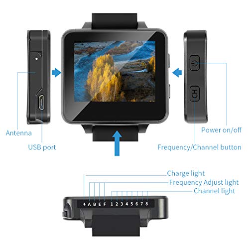 Feichao Fpv Watch Bos200Rc 5.8Ghz 32Ch Hd 480*240 2" Tft Monitor Wireless Receiver For Diy Drone Rc Quadcopter Uav Helicopter Aircraft #TOP4