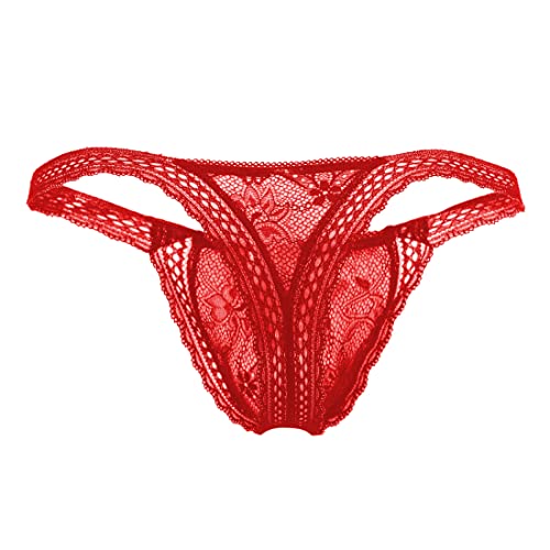 Image of Royal Fashion Plus Size Thong Mens Lingerie (Red RIOE-ML-07342P-XXL-RD)