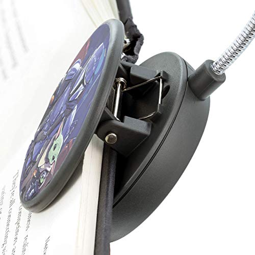 Withit Star Wars Clip On Book Light – Mandalorian - Led Reading Light With Clip For Books/Ebooks, 2 Led Lights, Dimmable, Reduced Glare, Portable Bookmark Light For Kids, Batteries Included #TOP6