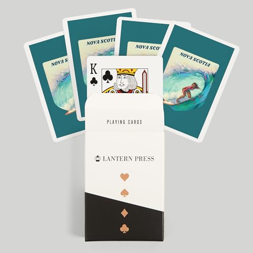 Baraja Nova Scotia Vitamin Sea de 52 cartas tamaño póker miniatura 6