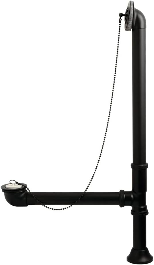 Kingston Brass CC2090 Clawfoot Tub Drain, Matte Black