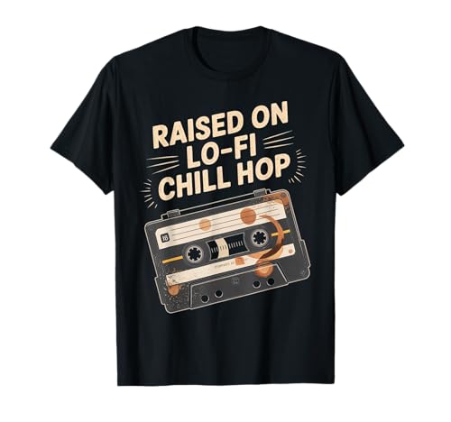 Motif Vintage Lo-FI Chill Hop T-Shirt