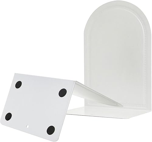 L-Shaped Bookends Book Rack Stoppers Metal Holders Shelf Desk Bookshelf Decorative L-Shaped Holders Decorative End Shelf