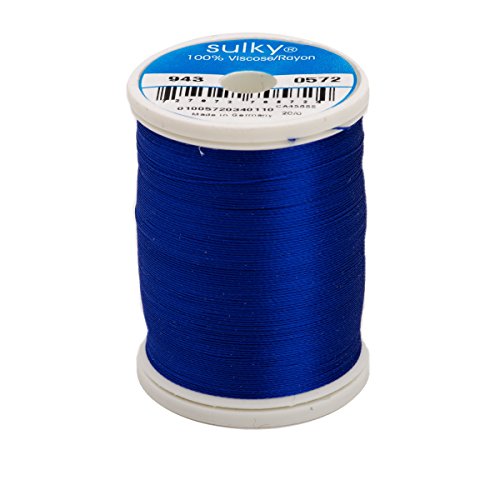 Hilo Sulky 40wt 2-Ply Rayon 850 yd Azul miniatura 1