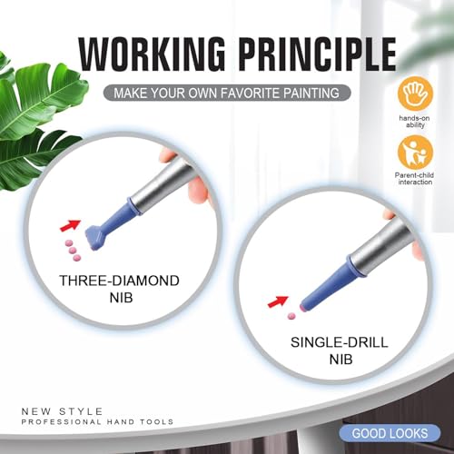 Stylo de peinture gemme accessoire de précision pour mosaïque diamant - 7
