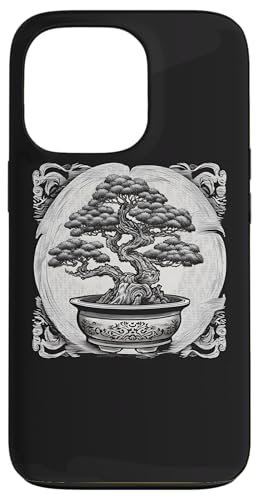 BONSAI 盆栽の木、盆栽の植物、盆栽の植木鉢、盆栽 スマホケース iPhone 13 Pro 用