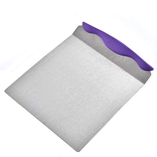 Cake Safe Lifter - 7.8'x9.6' Stainless Steel Pizza Transfer Shovel Square Cake Tray Moving Plate Tool Cookie Spatula